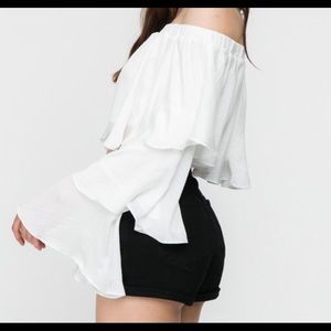 Flutter Crop Top